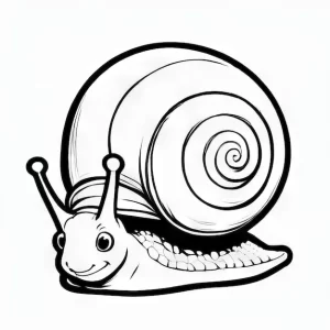 coloriage Escargot en ligne pour enfant