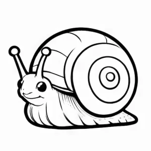 coloriage Escargot et découpage à imprimer