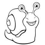 coloriage Escargot gratuit pour enfants