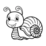 coloriage Escargot gratuit a imprimer