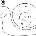 coloriage Escargot pour enfant de 10 ans