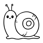 coloriage Escargot à imprimer pdf