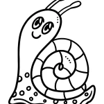 coloriage Escargot à imprimer pour enfants
