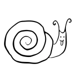 coloriage Escargot gratuit à imprimer