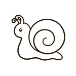 imprimer coloriage Escargot