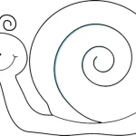 coloriage Escargot à imprimer kawaii
