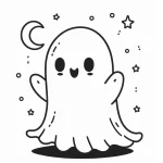 coloriage Fantôme gratuit