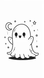 coloriage Fantôme gratuit