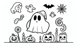 coloriage Fantôme et dessins