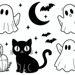 coloriage Fantôme pour enfant gratuit