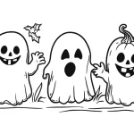 coloriage Fantôme gratuit a imprimer