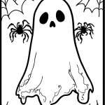 coloriage Fantôme a dessiner en ligne