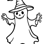 coloriage Fantôme gratuit pour enfants