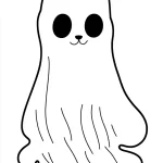 coloriage Fantôme à imprimer pour enfant de 12 ans