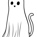 coloriage Fantôme à imprimer pdf gratuit