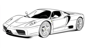 coloriage Ferrari en ligne