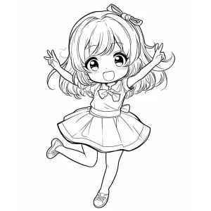 picture for coloring girl child