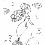 Girl coloring pages for kids to print
