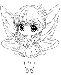Girl coloring and cutting to print