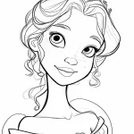 Free printable girl coloring pages for kids