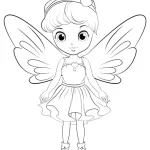 Girl coloring page to print