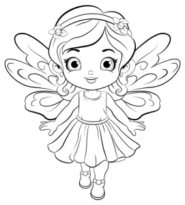 Girl coloring pages for children to print