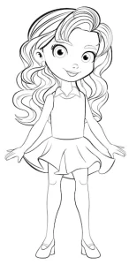 Free printable girl coloring pages for kids