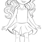 Free printable girl coloring pages for kids