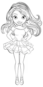 Free Girl Coloring Pages Online