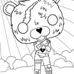coloriage Fortnite pour enfant de 4 ans