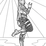 coloriage Fortnite et découpage à imprimer