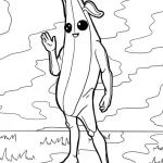 imprimer coloriage Fortnite pour enfant
