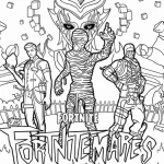 coloriage Fortnite pour enfant de à imprimer