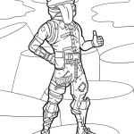 coloriage Fortnite à imprimer gratuitement pdf