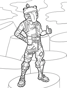 coloriage Fortnite à imprimer gratuitement pdf