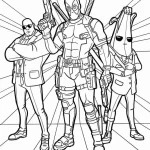 coloriage Fortnite educatif pour enfant