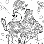 coloriage Fortnite a colorier en ligne gratuitement