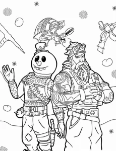 coloriage Fortnite a colorier en ligne gratuitement