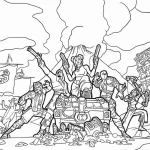 coloriage Fortnite et decoupage a imprimer gratuit