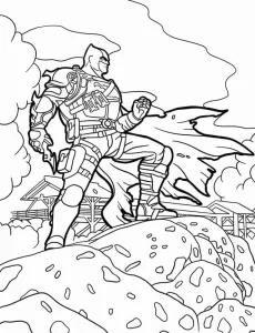 coloriage Fortnite pour enfant a imprimer gratuit