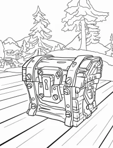 coloriage Fortnite a imprimer
