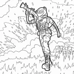coloriage Fortnite et dessin a imprimer