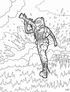 coloriage Fortnite et dessin a imprimer