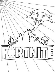 coloriage Fortnite à imprimer gratuitement
