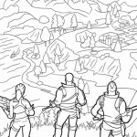 coloriage Fortnite pour enfant de 6 ans