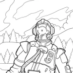 coloriage Fortnite à imprimer pour enfant de 10 ans