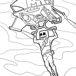 coloriage Fortnite gratuit