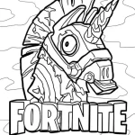 coloriage Fortnite pour enfant de 3 ans