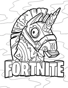 coloriage Fortnite pour enfant de 3 ans