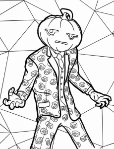 coloriage Fortnite à imprimer pour enfant de 2 ans